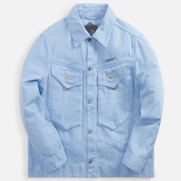 Objects IV Life Type 01 Denim Jacket Pop Blue | Unisex S | NWT | Daniel Arsham - Picture 1 of 14